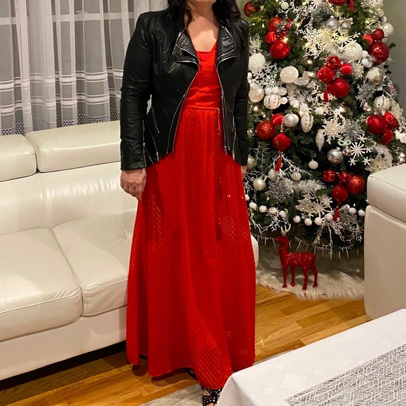 H&M maxi long sleeve dress. Size L. Good condition. - Picture 1 of 6